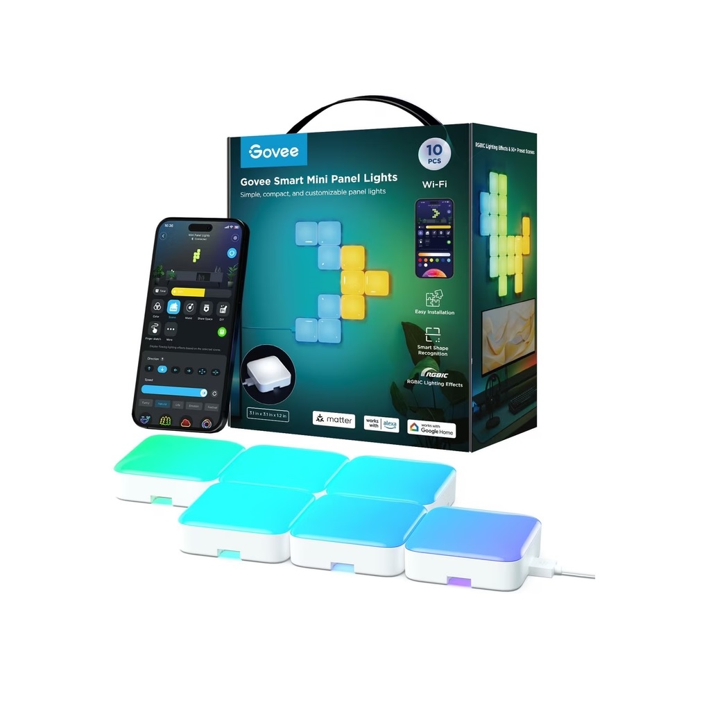 پنل روشنایی هوشمند گووی Govee Mini Panel Lights H8069