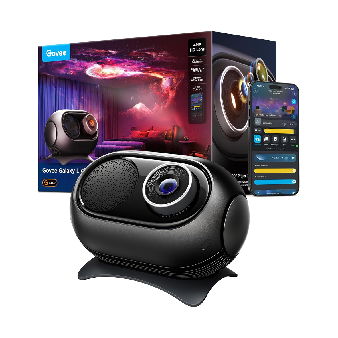 پروژکتور هوشمند کهکشانی گووی مدل Govee Galaxy Light Projector 2 Pro